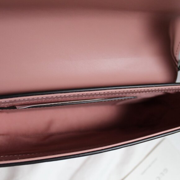 NWT Gucci GG Embossed Pink Super Mini Shoulder Bag Crossbody 772794 - Picture 7 of 10